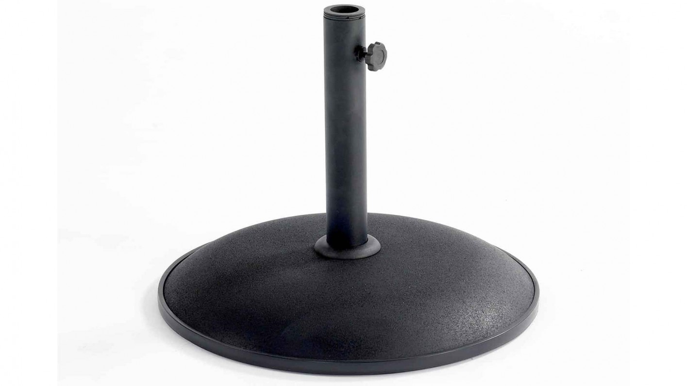 Hartman Hartman Round Concrete Parasol Base 15kg Black Parasols