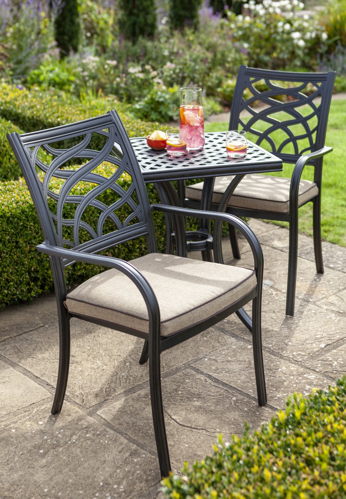 Hartman Hartman Rimini Garden Furniture Dining Chair Bronze Cast