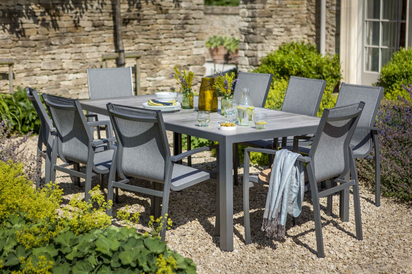 Hartman Hartman 8 Seat Rectangular Garden Furniture Dining Set