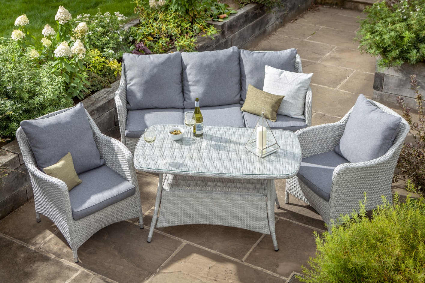 Hartman Hartman Curve 3 Seat Casual Garden Furniture Lounge Set Rattan