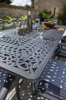 Cast aluminium garden online chairs