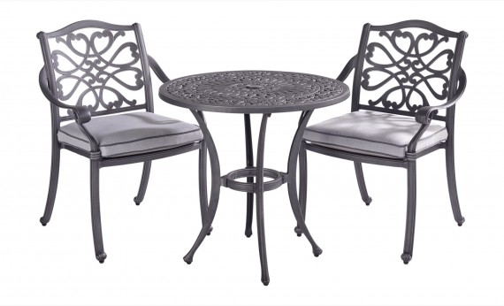 Hartman Hartman Capri Round Bistro Garden Furniture Set Antique