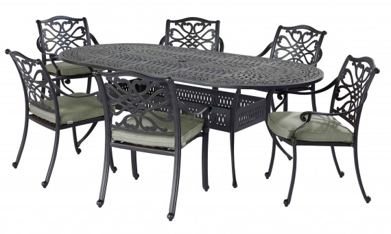 Hartman Hartman Capri 6 Seat Oval Garden Furniture Set ...